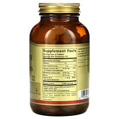 Solgar, Bierhefe, 7 1/2 K÷rner, mit Vitamin B12, 250 Tabletten