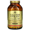 Calcium Citrate with Vitamin D3, 240 Tablets