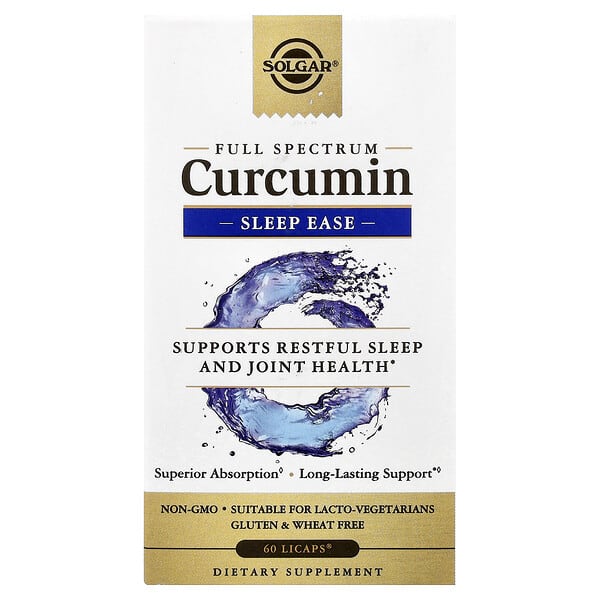Full Spectrum Curcumin, Sleep Ease, 60 Licaps®