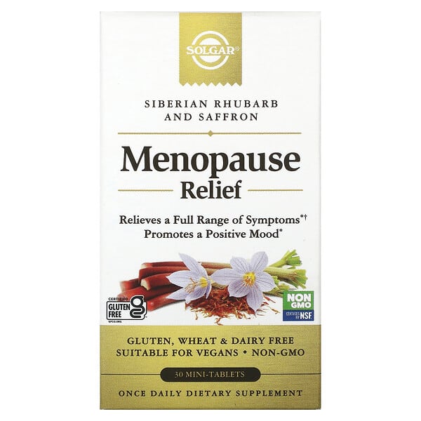 Solgar, Menopause Relief, 30 Mini-Tablets