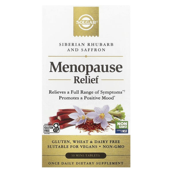 Solgar Menopause Relief, 30 Mini-Tablets