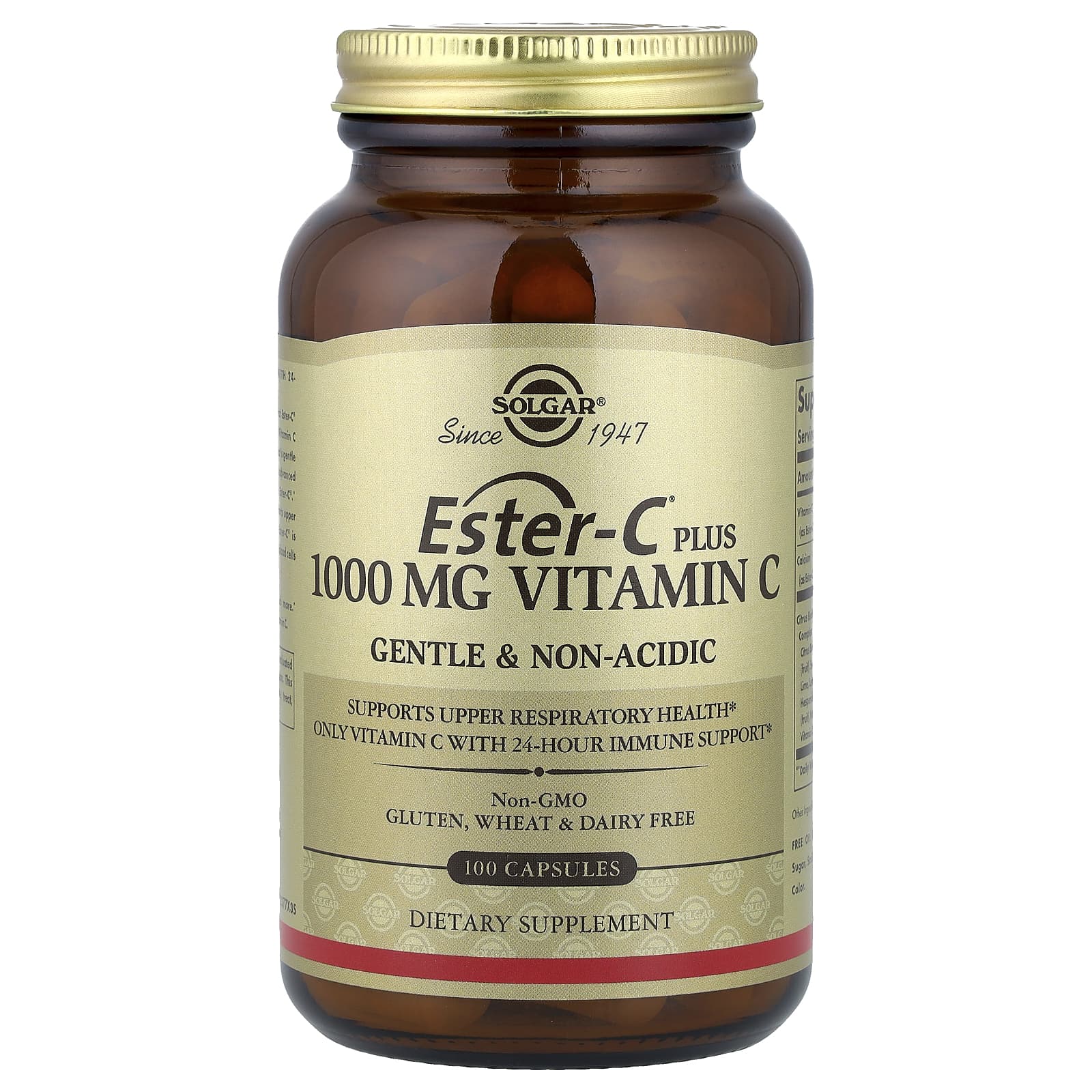 Solgar, Ester-C® Plus, витамин C, 100 капсул