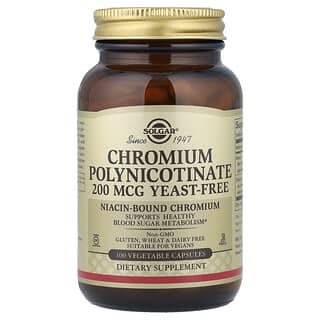 Solgar, Chromium Polynicotinate, 100 Vegetable Capsules