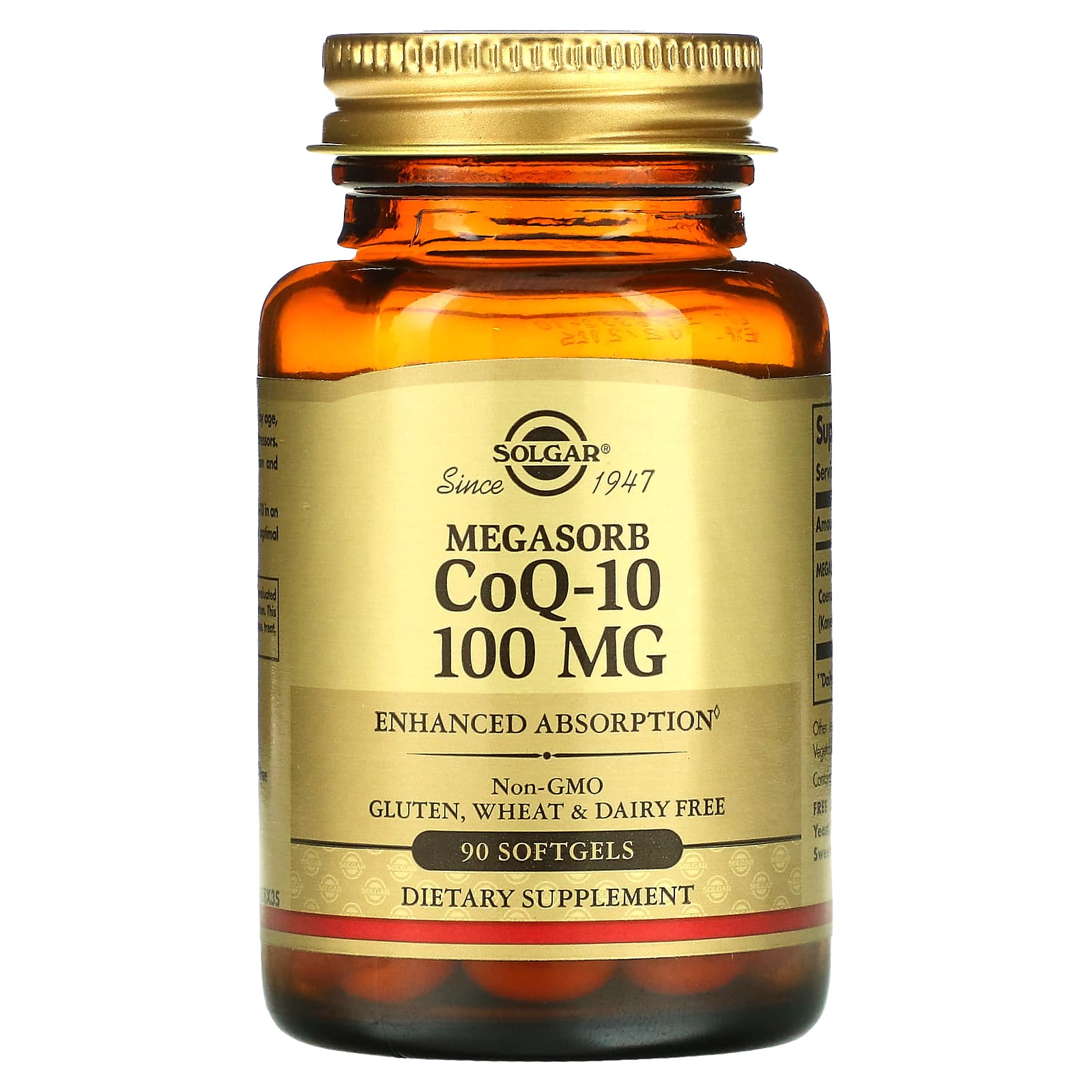 Solgar, Megasorb CoQ-10, 100 Mg, 90 Softgels