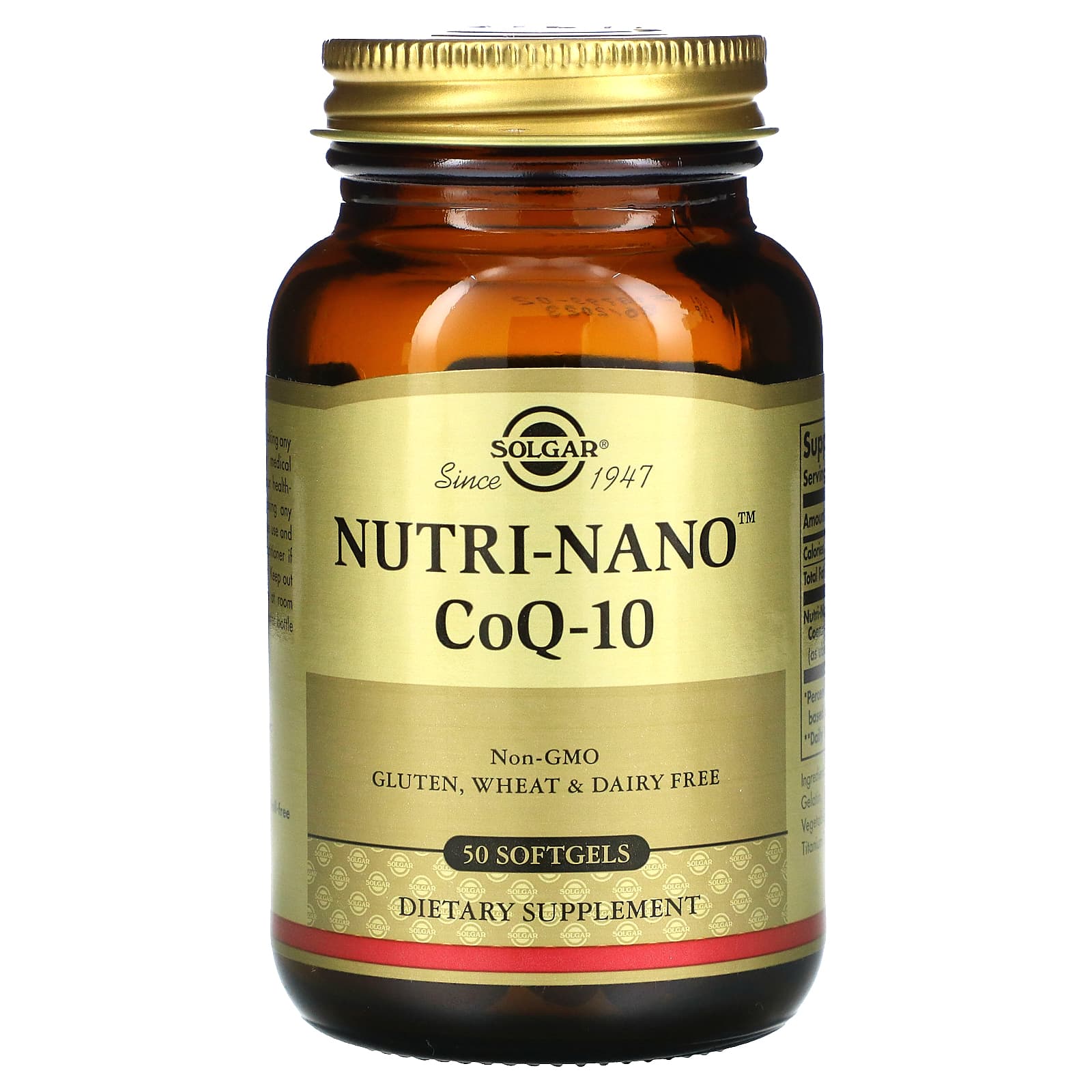 Solgar, NutriNano CoQ10, 50 Softgels