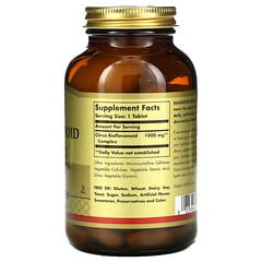 Solgar, Комплекс цитрусовых биофлавоноидов, 1000 мг, 100 таблеток (Товар снят с продажи) 