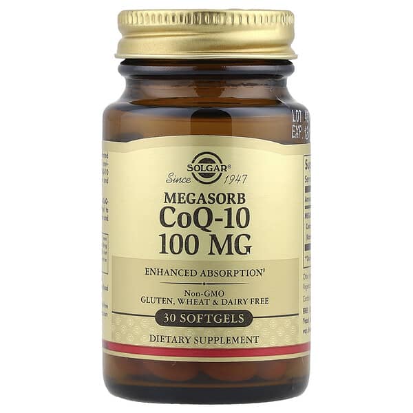 Megasorb CoQ-10, 100 mg, 30 Softgels