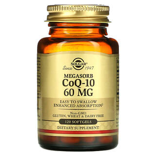 Solgar, Megasorb CoQ-10, 60 mg, 120 Softgels