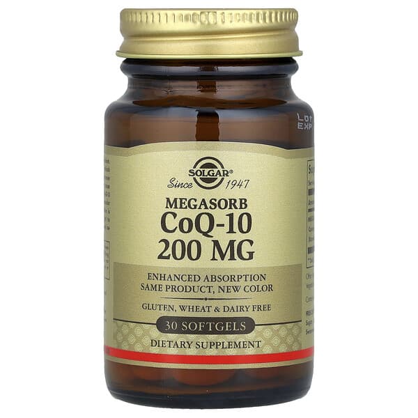 Megasorb CoQ-10, 200 mg, 30 Softgels