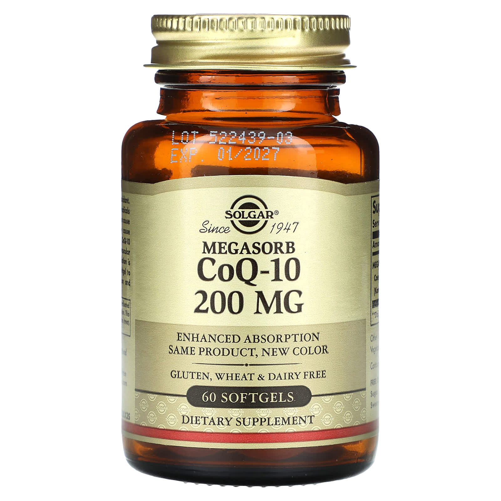 Solgar, Megasorb CoQ-10, 200 Mg, 60 Softgels