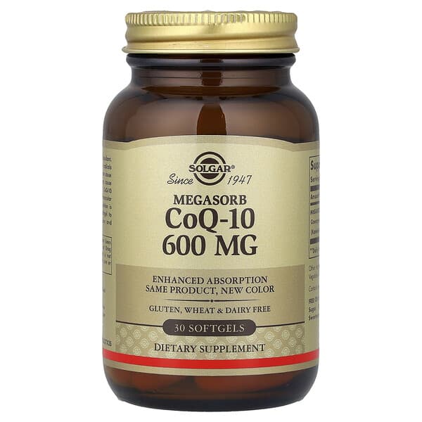 Megasorb CoQ-10, 600 mg, 30 Softgels