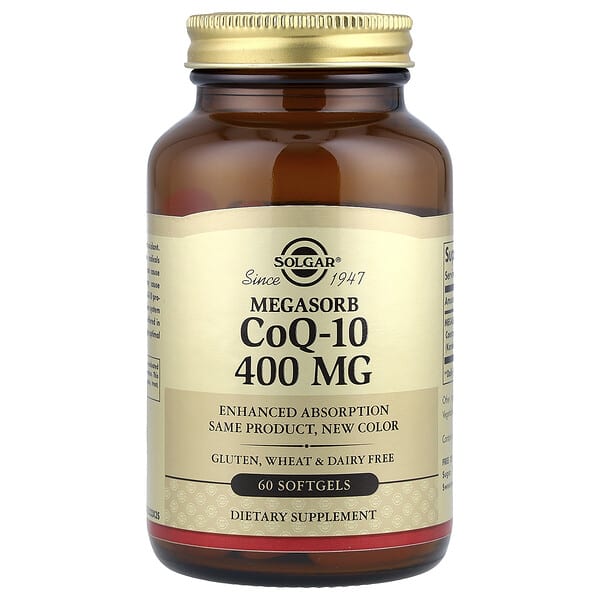 Megasorb CoQ-10, 400 mg, 60 Softgels