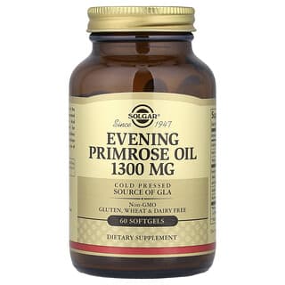Solgar, Olio di enotera, 1.300 mg, 60 capsule molli