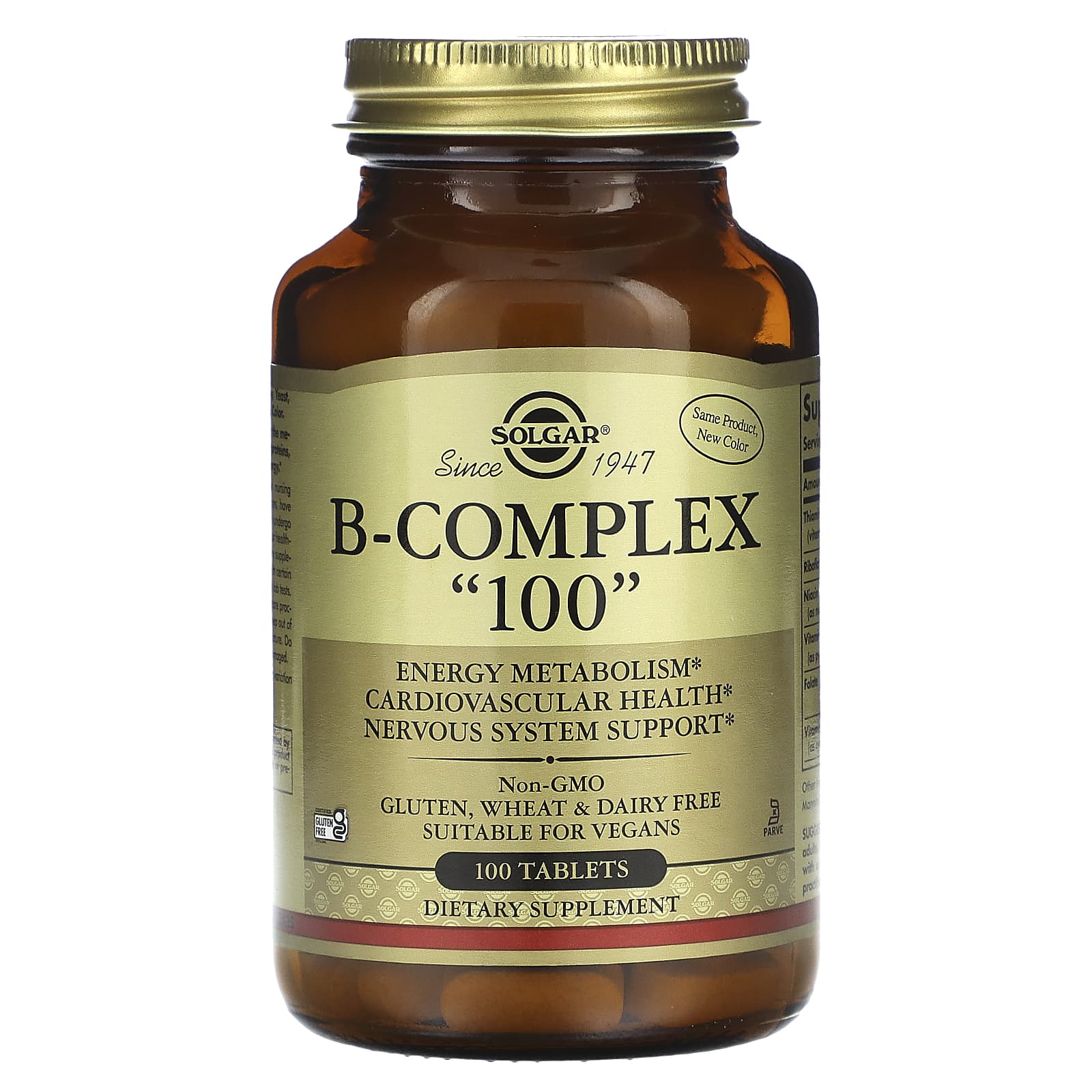 Solgar, B-Complex "100", 100 Tablets