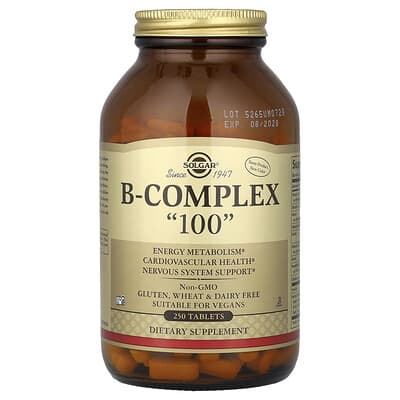 Solgar, B-Complex "100", 250 Tablets