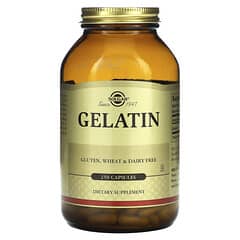 Solgar, Natürliches Gelatin mit Calciumcarbonat, 250 Kapseln
