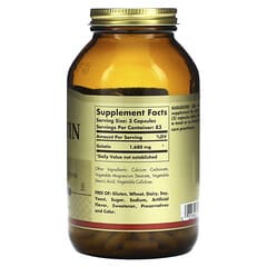 Solgar, Natürliches Gelatin mit Calciumcarbonat, 250 Kapseln