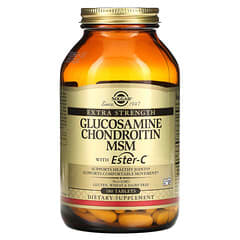 Solgar, Glucosamine Chondroitin MSM mit Ester-C, 180 Tabletten