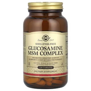 Solgar, Glucosamin-MSM-Komplex, 120 Tabletten