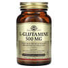 L-Glutamine, 500 mg, 100 Vegetable Capsules