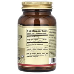 Solgar, экстракт виноградных косточек, 100 мг, 60 вегетарианских капсул