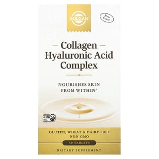 Solgar, Complejo de ácido hialurónico y colágeno, 30 comprimidos