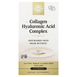 Solgar, 膠原蛋白透明質酸復合物，30 片