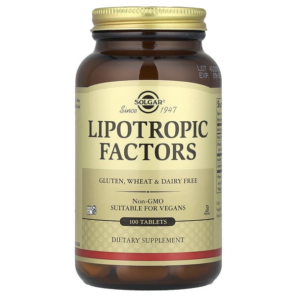 Lipotropic Factors, 100 Tablets