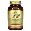 L-Lysine, Free Form, 500 mg, 100 Vegetable Capsules