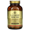 L-Lysine, Free Form, 1,000 mg, 100 Tablets