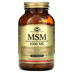 Solgar, MSM (Methylsulfonylmethan), 1.000 mg, 120 Tabletten