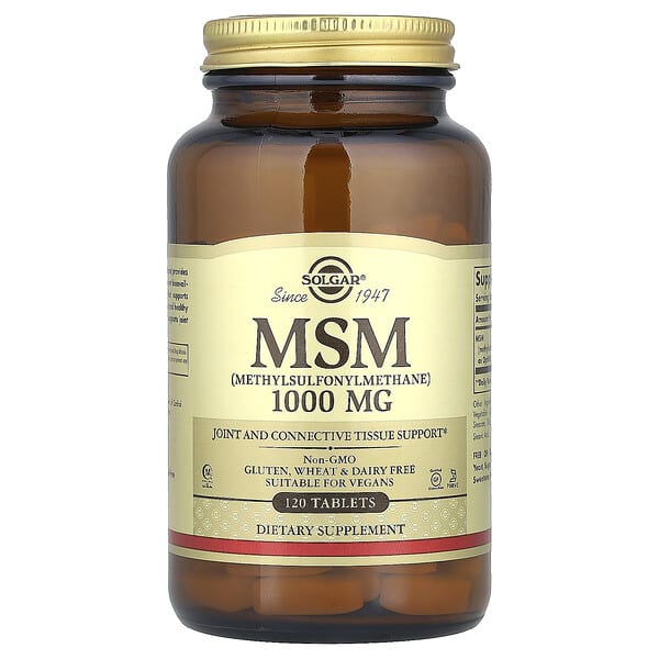 MSM (Methylsulfonylmethane), 1,000 mg, 120 Tablets