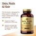 Solgar, Skin, Nails & Hair, Advanced MSM Formula, 120 Tablets - Image 6