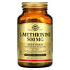 L-Methionine, 500 mg, 90 Vegetable Capsules