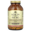 Ниацин (витамин B3), 500 мг, 250 растительных капсул