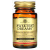 Sweetest Dreams, Suplemento alimentario para promover el sueño profundo, 30 cápsulas vegetales