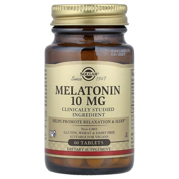 Solgar, 褪黑荷爾蒙，10 毫克，60 片