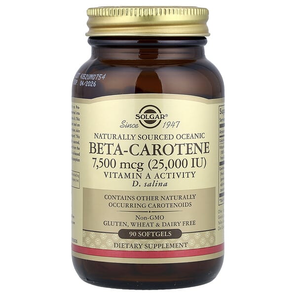 Naturally Sourced Oceanic Beta-Carotene, 90 Softgels