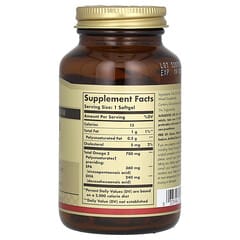 Solgar, Omega-3, Double Strength, 700 mg, 60 Softgels