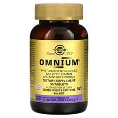 سولغار‏, أومنيوم، تركيبة بها مادة مغذية متعددة الفيتامينات والمعادن، 90 قرص