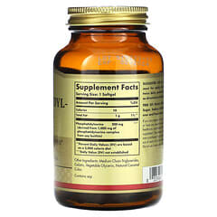 Solgar, Fosfatidilserina, 200 mg, 60 Cápsulas Softgel