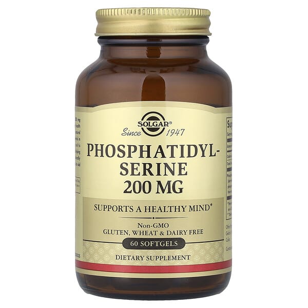 Solgar Phosphatidylserine, 200 mg, 60 Softgels