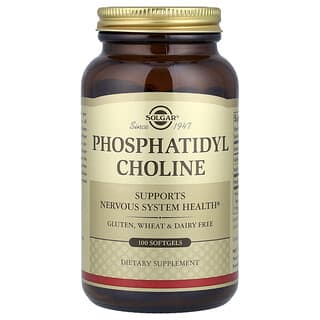 Solgar, Phosphatidyl Choline, Phosphatidylcholin, 100 Weichkapseln
