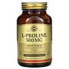 L-Proline, 500 mg, 100 Vegetable Capsules