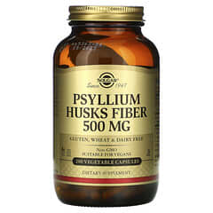 Solgar, Fibre de cosses de psyllium, 500 mg, 200 Capsules végétales.