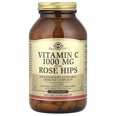 Solgar, Vitamin C Chewable Tablets, 250 Tablets