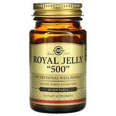 Solgar, นมผึ้ง 500 บรรจุแคปซูลนิ่ม 60 แคปซูล