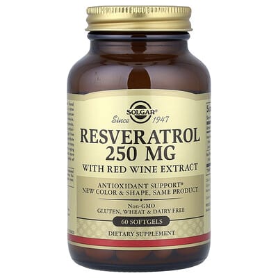 Solgar, Resveratrol, 60 Softgels