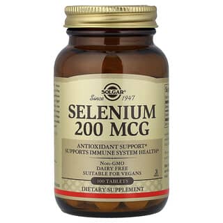 Solgar, Selenium, 200 mcg, 100 Tablets