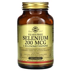 Solgar, Selenio, 200 mcg, 250 comprimidos